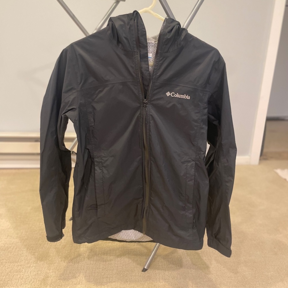 Small Black Columbia Raincoat
